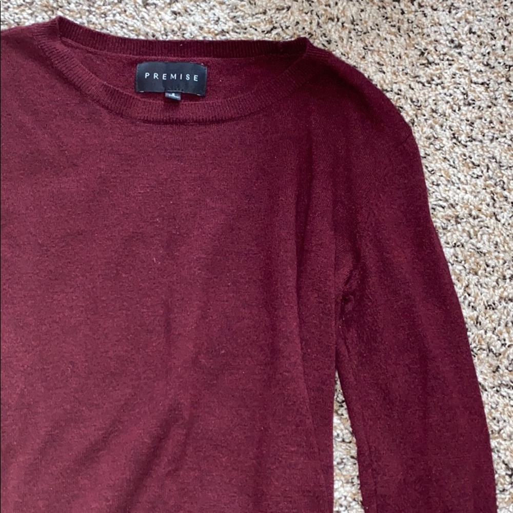 Red Premise Sweater